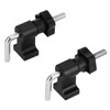 2pcs 90 Degree Positioning Squares L Shape Black Splicing Fixed