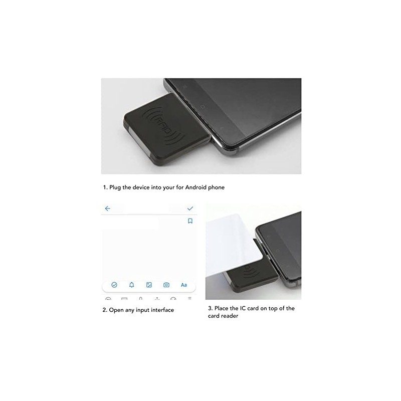 Lector de Tarjetas para Teléfonos Móviles, Lector de Tarjetas Inteligentes