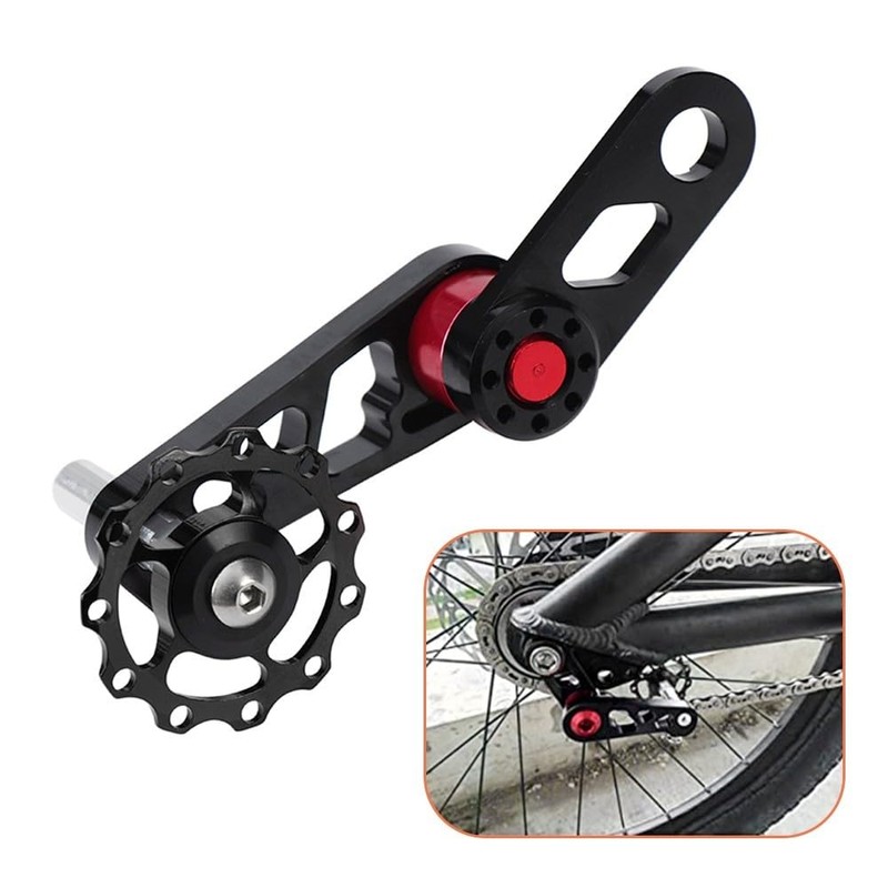 MiOYOOW Bicycle Chain Tensioner, Bicycle Rear Derailleur Chains Aluminium Alloy