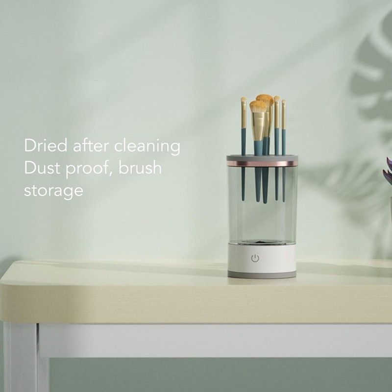 Máquina Limpiadora de Brochas de Maquillaje, Máquina Giratoria Automática de