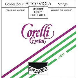 Corelli Viola strings Crystal 731L light A Steel/Alu. wound with loop end