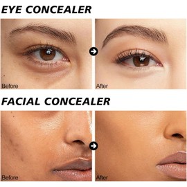 Erinde Corrector de Alta Cobertura y Larga Duración, Fórmula Crema a Polvo