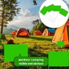 50 Pack 4.92"x3.81" Marking Flags Green with 15.3" Steel Pole