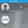 Lordear Rain Shower Head 6 Inch Solid Ultra Thin 304