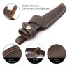 Gentlestache Horizontal Knife Sheath for 5 inch blade, Compact Draw,