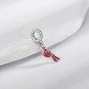 Cardinal Charms Beads Fits Charms Bracelets for Women 925 Sterling