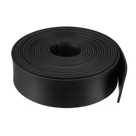 sourcing map Rubber Seal, Rubber Strips, Solid Rectangle, 15 mm Wide, 5 mm Thick, 1 Metre Long, Black