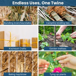 Bridon MAX® Baler Twine WR210 x 6,500' – Blue Premium Strength Agricultural Twine – Made in USA – Single Spool for Large Square Bales