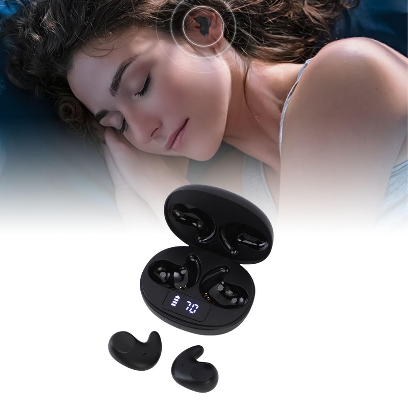 Cryfokt Ear Plugs for Sleeping, Bluetooth 5.4 Side Sleeper Earbuds