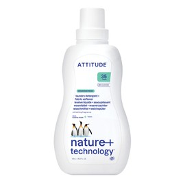 ATTITUDE 2-in-1 Laundry Detergent & Fabric Softener, Plant- & Mineral-Based, HE Compatible, Vegan, Mountain Essentials, 35 Loads, 35.5 Fl Oz