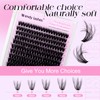 Lash Clusters Kit Natural Eyelashes Individual 3D Soft Cluster Lashes