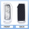 SK CUSTOM Silver zinc Alloy Smart Key Case Cover Compatible