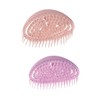 Outanaya 2Pcs Hair Styling Massage Comb Comfortable Scalp Massager for