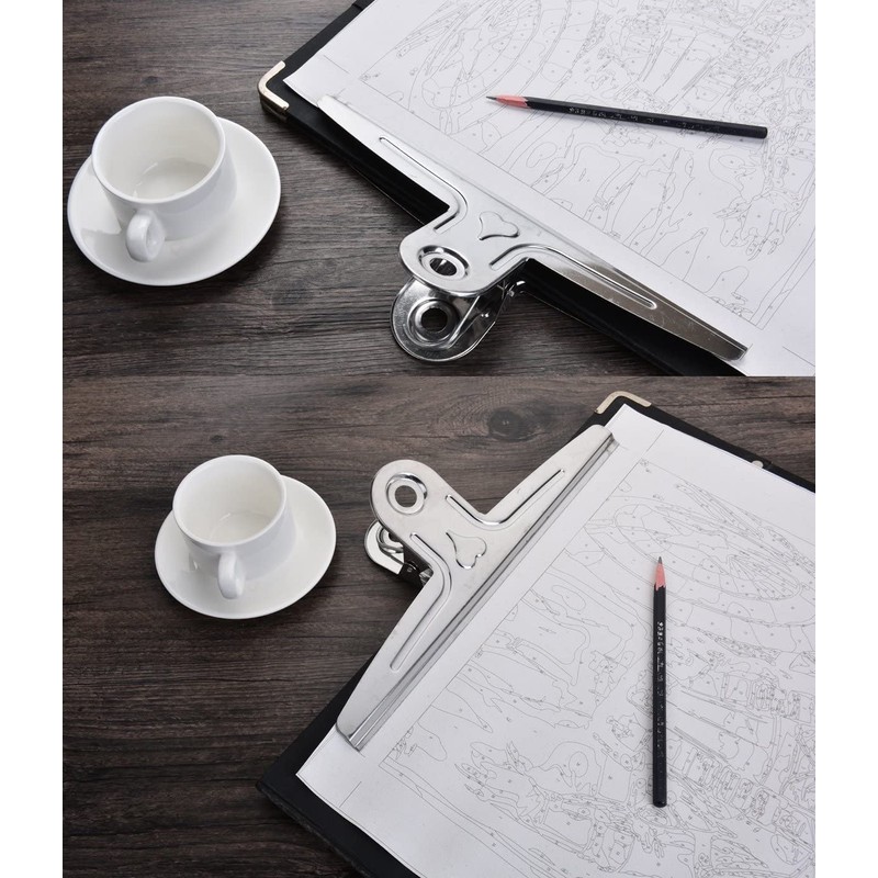 Coideal Extra Large Bulldog Paper Clips, 30cm Jumbo XXL Easel