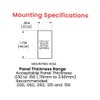 Carling Technologies Rocker Switch L11D1S001-AZZ00-000, SPST ON-None-Off 20A 12V, Sealed