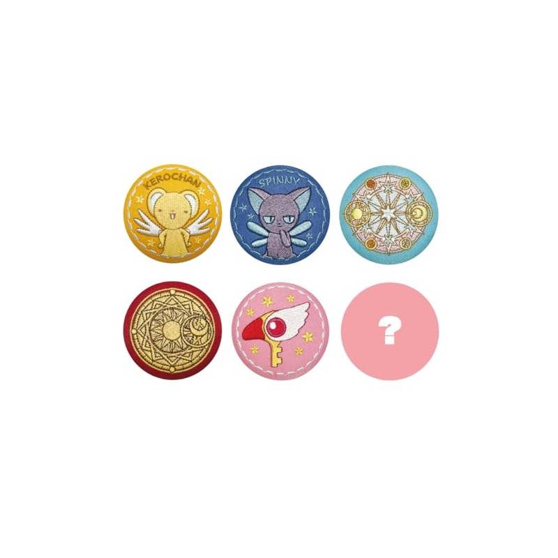 Toshinpack CA-CB001 Cardcaptor Sakura Trading Embroidery Can Badge (Card Captor