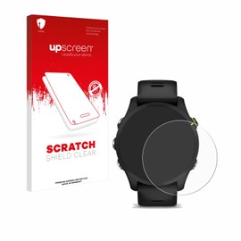 upscreen Scratch Shield Screen Protector compatible with Garmin Forerunner 255 Music - HD-Clear, Anti-Fingerprint
