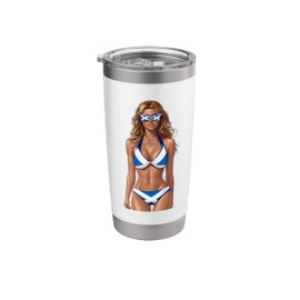 Scottish Flag Bikini Women Outfit Souvenirs Scotland Stainless Steel Insulated Tumbler