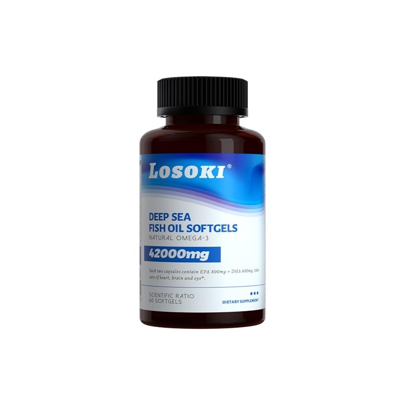 Losoki Deep Sea Fish Oil - 1000 mg EPA &