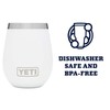 YETI Rambler 10 oz Wine Tumbler, Vacuum Insulated, Stainless Steel