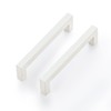 Ravinte 5 Pack 5 Inch Square Cabinet Handles - White