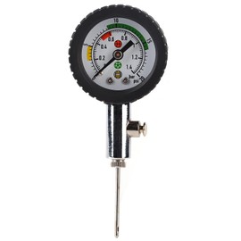 Cyrank Air Pressure Gauge Football Balls, Ball Pumps, Ball Pressure Gauge, Mini Air Pressure Gauge Barometer Tool, Ball Gauge, Mini Barometer Tool for Football, Basketball, Volleyball, Rugby