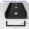 ICITYWALL 2 Pack 24”L x 3”W C Channel Steel Support,