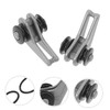 BIUDECO 10pcs Fishing Hook Keeper Durable Bait Hooks Holder for