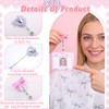 Pink Bow Badge Holder Horizontal, ID Card Holder Horizontal with