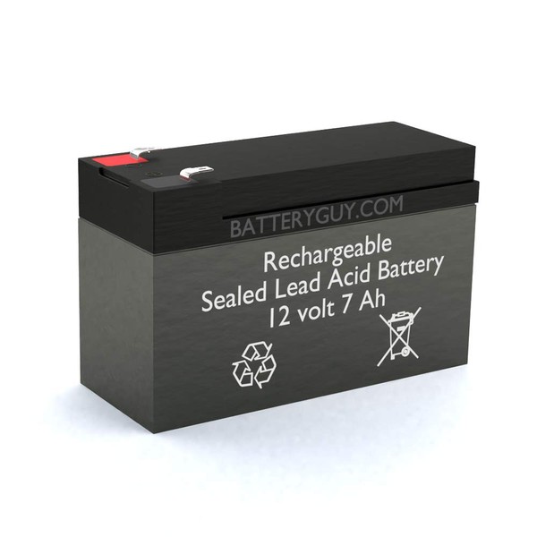 7Ah rechargeable Sealed Lead Acid battery F2 Terminals - BG-1270F2