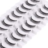 10 Pairs False Eyelashes, Natural Look Short Eyelashes, Cat Eyes,