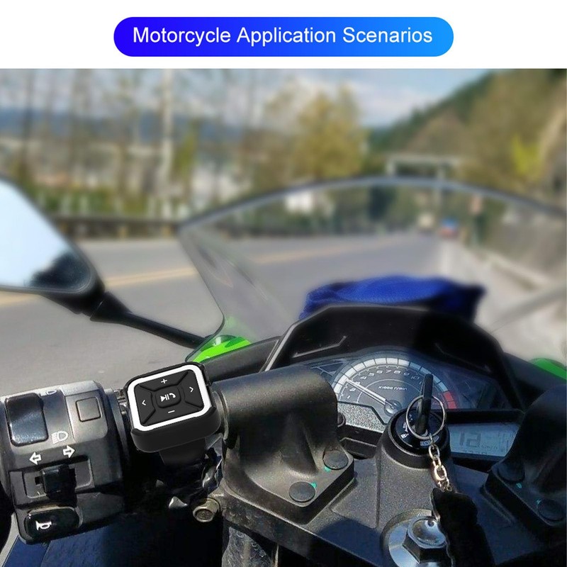 Bluetooth Media Button, Steering Wheel Remote Control for Selfie Music
