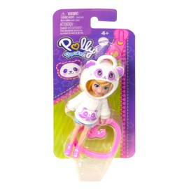Polly Pocket Hoodie Friends Polly Panda Doll for Girls Ages 4 and Up