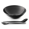 Krenit Salad Servers, Melamine, black, Standard