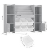 FINETONES Toy Storage Organizer with 6 Toy Bins, Toy Organizer