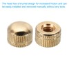 PATIKIL M6x11x14 Cap Nut, 15 Pcs Acorn Nut Screw Knob