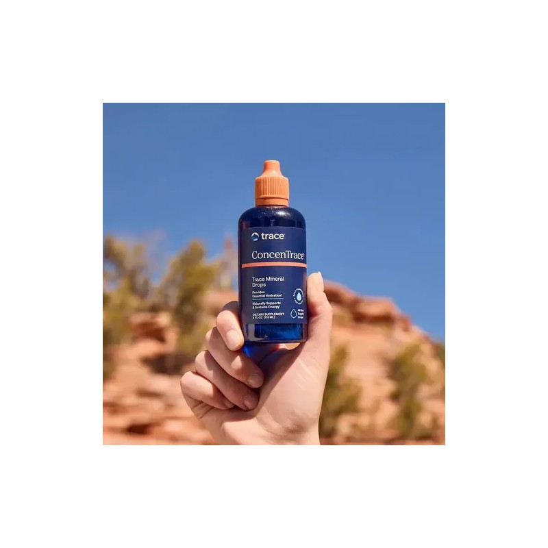 Trace Minerals ConcenTrace Drops 118ml Suplemento de Minerales Naturales Sin