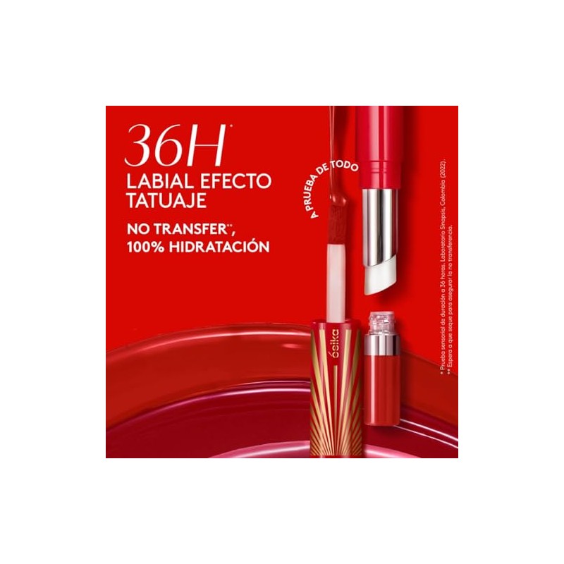 Ésika Labial COLORFIX Duo Tattoo Edición Limitada – Efecto Tatuaje