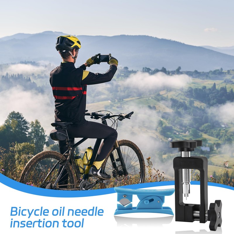 BEASAFY Needle Driver Insertion Tool, Bicycle Hydraulic Hose Tool, Bicycle