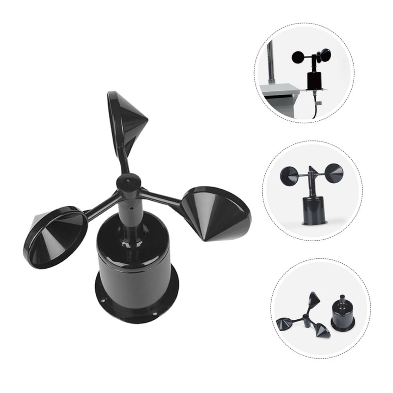 Abaodam 2pcs Wind Indicator Shell Durable Wind Anemometer Cover for