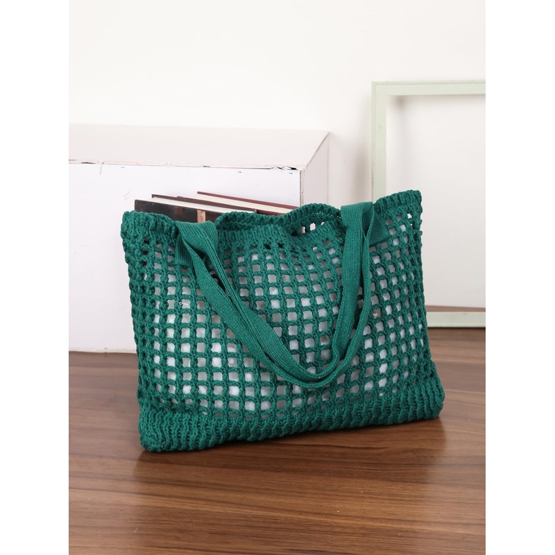 ENBEI - Bolsa de playa para mujer, diseño hueco de