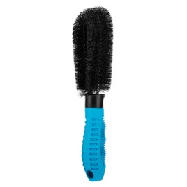 HOMESHOPA Wheel Brush, Easy Reach Non-Abrasive Bristles with Non Slip Grip, Effective Washing Cleaning Of Alloy & Steel Rims for Car Motorcycles Bicycles