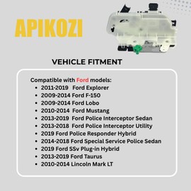 Door Lock Actuator Motor Front Left Driver Side Fit for 2011-2019 Ford Explorer, 09-14 Ford F-150, 10-14 Ford Mustang, 09-14 Ford Lobo, 13-19 Taurus, 2010-2014 Lincoln Mark LT, Replace 9L3Z5421813A