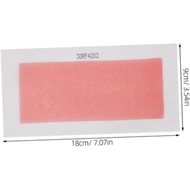 Tiras de Cera Depilatorias de Papel Rosa, 8 Hojas para Pecho y Axila Bandas de Cera Depilatorias, Depilación Rápida y Eficaz, para Uso Corporal y Facial