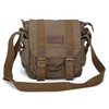 GOOTIUM Canvas Messenger Bag - Small Vintage Shoulder Purse Crossbody