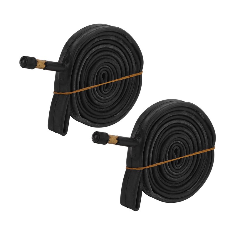 2 Pack 700x23C Bike Inner Tube 48mm Schrader Valve Butyl