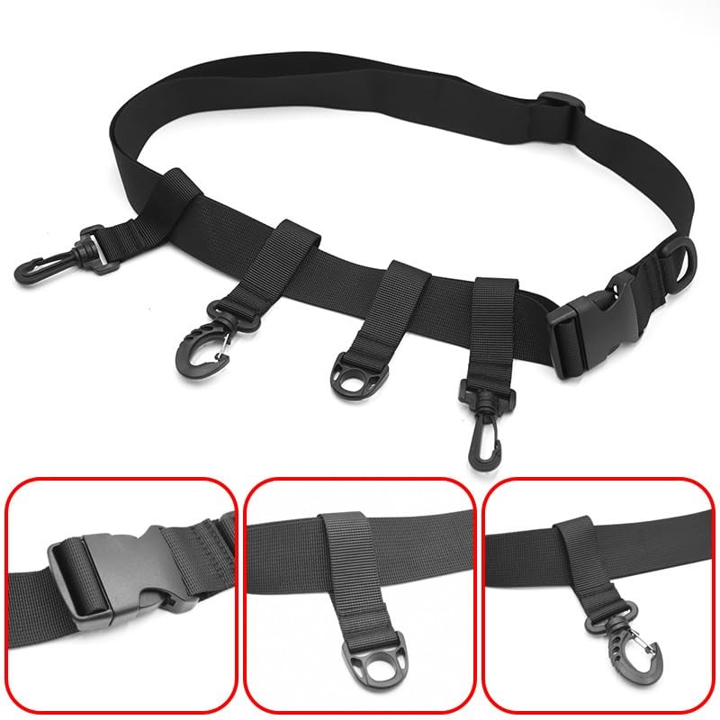 HOUSON Fishing Wade Belt, Webbing Nylon Adjustable Wading Belts 32"