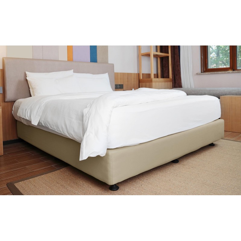 Box Spring Cover Queen Size - Jersey Knit & Stretchy