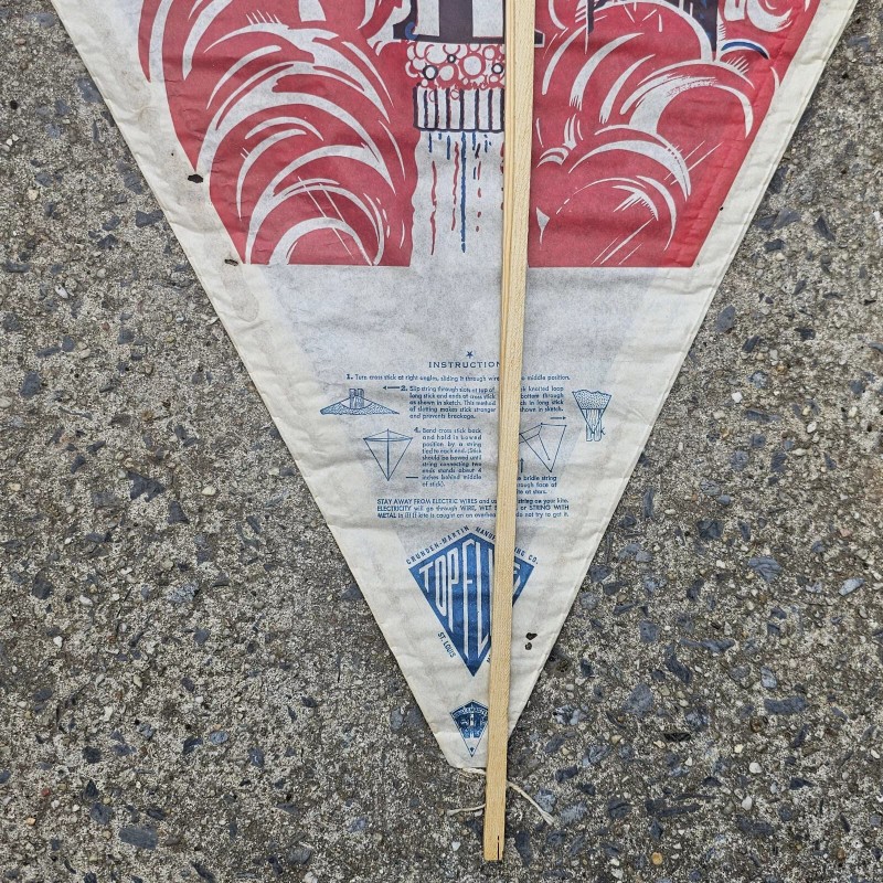 Top Flite Vintage 1970's Top Flite Paper Kite Spacemaster Rocket