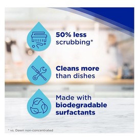 Dawn Gentle Clean EZ-Squeeze Dish Soap, Pomegranate Rose Water 24.3 fl oz